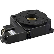 PP110-95-100 Didelio tikslumo motorizuotas krumpliaračių santykio etapas, elektrinė sukimosi platforma, motorizuotas sukimosi etapas, 95 mm skersmens atsargų skalė