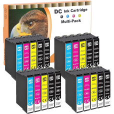 D&C 20x spausdintuvo kasetės, suderinamos su Epson 29 29XL, skirtos Epson Expression Home XP-340 XP-342 XP-342 XP-345 XP-352 XP-355 XP-430 XP-430 XP-432 XP-435 XP-440 XP-442 XP445 XP452 XP455 XP23 5