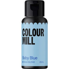 Colour Mill Aqua Blend Food Colouring Baby Blue: Liquid Water Based Food Colouring - 20 ml