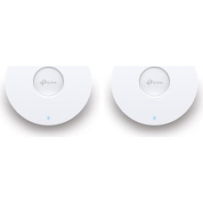 TP-Link EAP610 AX1800 Gigabit Dualband WiFi 6 WLAN prieigos taškas (Dualband 1775Mbit/s, Omada SDN, zentrales Management, 1 Gigabit Port, nahtloses WLAN-Roaming, PoE/DC angetriebene) weiß (Packung mit 2)