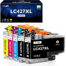 LC427XL 6000/5000 Pages High Performance Printer Cartridges Compatible with Brother LC427XL LC-427 LC-427XL for HL-J6010DW MFC-J5955DW MFC-J6955DW MFC-J6957DW (2 Black, 1 Cyan, 1 Magenta, 1