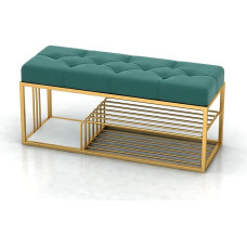 Batų suoliukas su pagalvėle - miegamojo patalpų suoliukai - kampinis suoliukas batų laikiklis su saugykla - taupantis erdvę, lengvas, kvėpuojantis - priekinių durų batų laikiklis