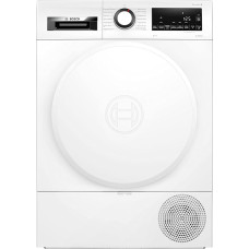 Bosch Heat Pump Dryer for 8 kg Laundry, Series 6, 97 kWh per Year, Auto Dry, Anti Vibration Design, Sensitive Drying System, Environmentally Friendly Coolant, White, WQG233D20