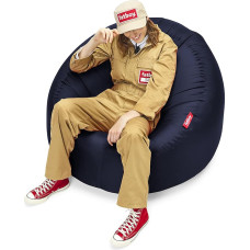 Fatboy® Lamzac 3.0 Air Sofa | Didelė pripučiama sofa / gultas / lova, pripildyta oro | Tinka naudoti lauke | 110 x 103 x 62 cm (Tamsiai mėlyna)