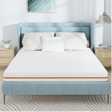 FRIDEKO HOME Čiužinys 140 x 200 x 16 cm H3 gelio atminties putų ir 7 zonų ergonominis šaltųjų putų čiužinys Hipoalerginis ir antibakterinis užvalkalas Nuimamas ir skalbiamas Oeko-Tex ir CertiPUR