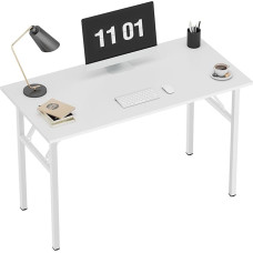 SogesPower Portable Fold-Up Computer Desk, High Performance Table for Home Office, Workstation, Study Desk, Conference Table, Camping LP-AC5