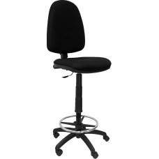 Piqueras and Crespo T04PC - Ergonomiška reguliuojamo aukščio taburetė su atramomis kojoms Juoda