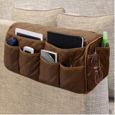 MEHIDFY Fotelio laikiklis, vandeniui atsparus sofos porankio organizatorius, neslystantis atlošo organizatorius, nuotolinio valdymo pultų laikiklis, 14 kišenių, televizoriaus nuotolinio valdymo pultų laikiklis