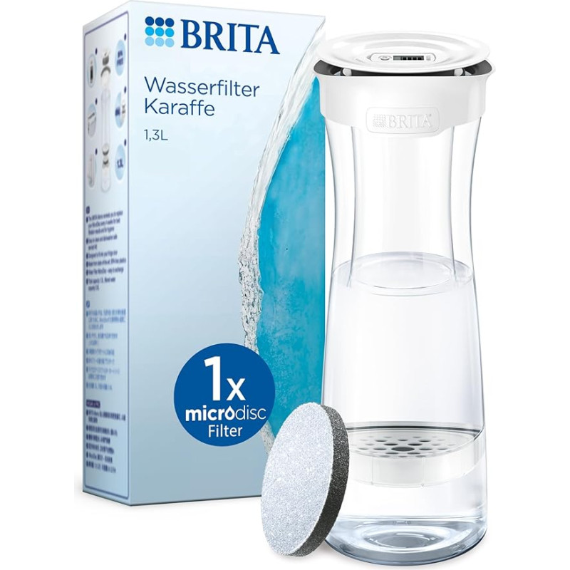 BRITA vandens filtras karafoje baltai pilkas / karafoje yra 1 