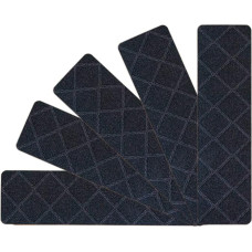 Ray-Velocity Stair Mats Set, Stair Treads Mats, Modern 76 x 20.3 cm, Non-Slip Indoor Stair Runner for Wooden Steps, Stair Carpet, Self-Adhesive Safety Stair Rug for Children, Elderly, Pets