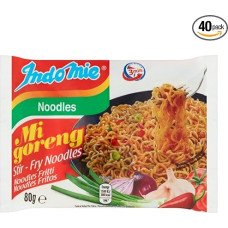 INDOMIE - Greito paruošimo makaronai Mi Goreng - daugkartinė pakuotė (40 x 80 g)