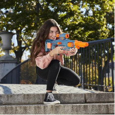 Nerf Elite 2.0 Eaglepoint RD-8 Blaster, 8 strėlių būgnas, nuimamas teleskopas ir nuimamas vamzdis, 16 Nerf strėlių, varžtai