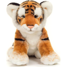 Teddy Hermann 90448 Tiger braun 32 cm, Kuscheltier, Plüschtier mit recycelter Füllung