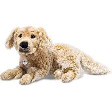 Steiff Kuscheltier Andor Golden Retriever, Süßes Stofftier mit Kunststoffaugen, Kinder, Jungen & Mädchen, Plüschtier 45 cm, Hellbraun, 076947