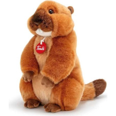 Trudi 24041 Marmot Plush Toy, Red Brown, M