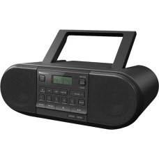 Panasonic RX-D552E-K CD Boom Box Digital Radio DAB+, FM, CD Player, USB, Bluetooth, Mains and Battery Operated, Black