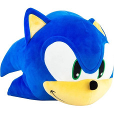 Club Mocchi Mocchi Sonic Plush Toy, 40 cm, SEGA Merchandise Plush Toy, Sonic Decorative Cushion, Cuddly Toy, Sonic Soft Toy for Boys and Girls, Suitable from 3 Years +