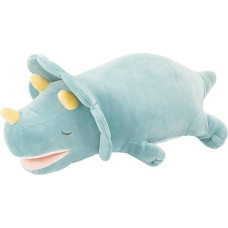 Nemu Nemu Animals 6231960 Plush Toy, Dinosaur Torikera, Cuddly Toy, Extra Soft and Cuddly, Soft Toy, Designed in Japan, Cuddly Cushion with Hand Compartment, Size L, 53 cm