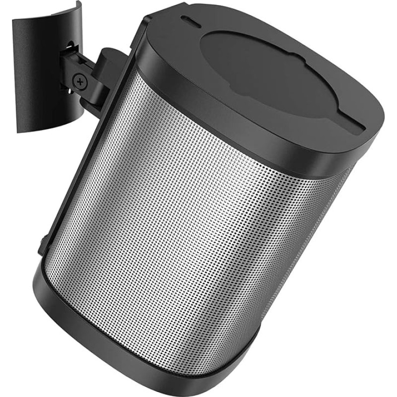 Dinghosen Ceiling Mount Wall Mount Compatible with Sonos One, One SL, Play 1 Speaker, Tilt, Swivel Mount Bracket for One SL, One, Play:1 Speaker, Black