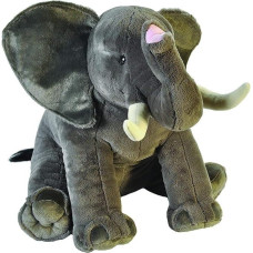 Wild Republic 19517 Jumbo Plüsch Elefant, großes Kuscheltier, Plüschtier, Little Biggies, 53 cm