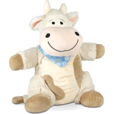 Emma Cow with Pine Filling and Cloth Blue