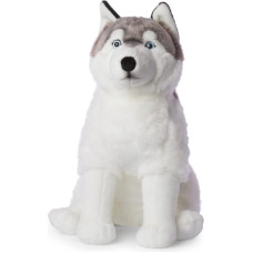 WWF Husky Plush Toy [Sitting] (70 cm), Extra Fluffy and Lifelike Plush Toy Collection of the WWF, High Quality and Safety Standards, Multi-Colour