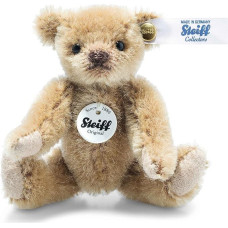 Steiff Mini Teddy Bear, 9 cm, Collector's Items, Not a Toy, Washable, Light Brown (028168)