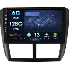 9 Inch Touch Screen 1080P Android Car Radio for Subaru Foreste/Impreza WRX 2008-2014 GPS - 6G+128G - Rear View Camera - Supports DAB/Steering Wheel Control/WiFi/BT/Mirrorlink/AUX