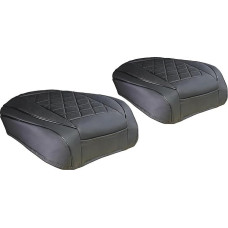 Set of 2 Seat Covers, Waterproof PU Leather Seat Cover, Car Seat Protector, Universal, Compatible with Vauxhall