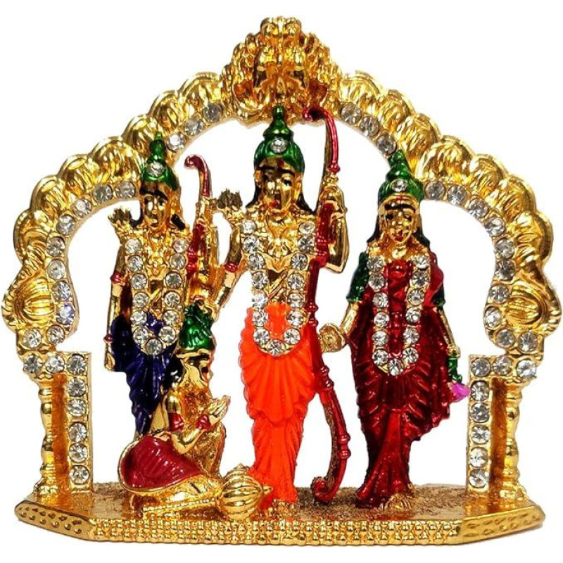 Purpledip Darbar Rama, Sita, Laxman, Hanuman statulos (12390)