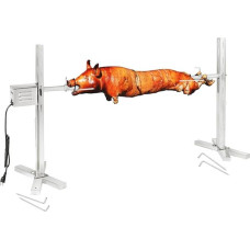 40 kg stainless steel suckling pig grill with motor