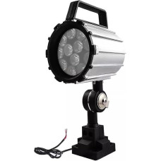 7W 230V reguliuojama daugiafunkcinė darbo šviesa LED darbo šviesa tekinimo staklėms CNC frezavimo staklėms gręžti aliuminio lydinio trumpa ranka (7)