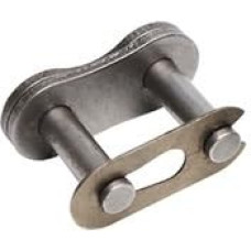 1 Stück 04C-1 Simplex-Rollenantriebskette, Länge,5/5 Meter, Teilung 6,35 mm, halb- und vollverriegelte Rollen-Industriekettenverbindung(Simplex Full Buckle)