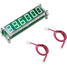 Didelio jautrumo skaitmeninis dažnio matuoklis, PLJ-6LED-H LED ekranas, skaitmeninis dažnio skaitiklis, cimometras, 1MHz-1000MHz, 90mA (žalias šriftas)