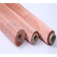 Fine Copper Wire Mesh, Copper Wire Mesh, Metal Fine Screen Fabric, 20-200 Mesh (60 Mesh 39.3 x 39.3 Inch)