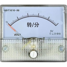 85C1 5V Eingang Zeiger Drehzahlmesser 225rpm 1500rpm 1800rpm 56 * 64mm Tachometras (DC 225r 5V)
