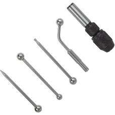 Oscillator Offset Centre Finder Set 5 Milling Swing Chuck Disc with Needle Tip 025 Ball 01 Holder Plus Indicator for Piece Machine