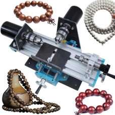 Multifunktionale Metalldrehmaschine für Perlen, DIY-Holzbohrmaschine, perfekt für kleine Holzbearbeitungs- und Perlenherstellungsprojekte