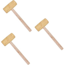 Angoily 3stücke Kleiner Holzhammer Für Holzarbeiten Handgefertigt Aus Robustem Holz Für Vielseitige Anwendungen Und Einfache Handhabung