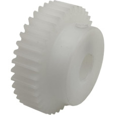 Plastic Motorcycle Gear 0.8 m 32T Spur Gear with Straight Teeth, Cylindrical, for Steering Components, 4-15 mm Bore (15 mm Bore)