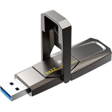 Netac US5 128 GB kietasis USB diskas Išorinis nešiojamasis C tipo ir USB 3.2 dvigubos sąsajos SSD diskas, kurio greitis iki 550 MB/s, skirtas išmaniesiems telefonams ir nešiojamiesiems kompiuteriams