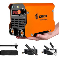 Elektrodų suvirinimo aparatas Mini suvirinimo aparatas: DEKO 140A 220V MMA inverterinis suvirinimo aparatas, skirtas namų remontui, metalo suvirinimui, 