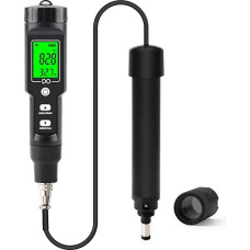 Ištirpusio deguonies matuoklis - didelio tikslumo 0,0-40,0 mg/l ištirpusio deguonies testeris su skaitmeniniu LCD duomenų ekranu, nešiojamasis deguonies testo rašiklis gėlam vandeniui / jūrai
