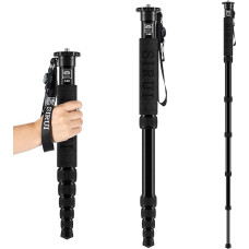 SIRUI P-306 Monopod with Bag and Belt Clip / Height 154 cm / Weight 0.5 kg / Maximum Load 8 kg / Aluminium