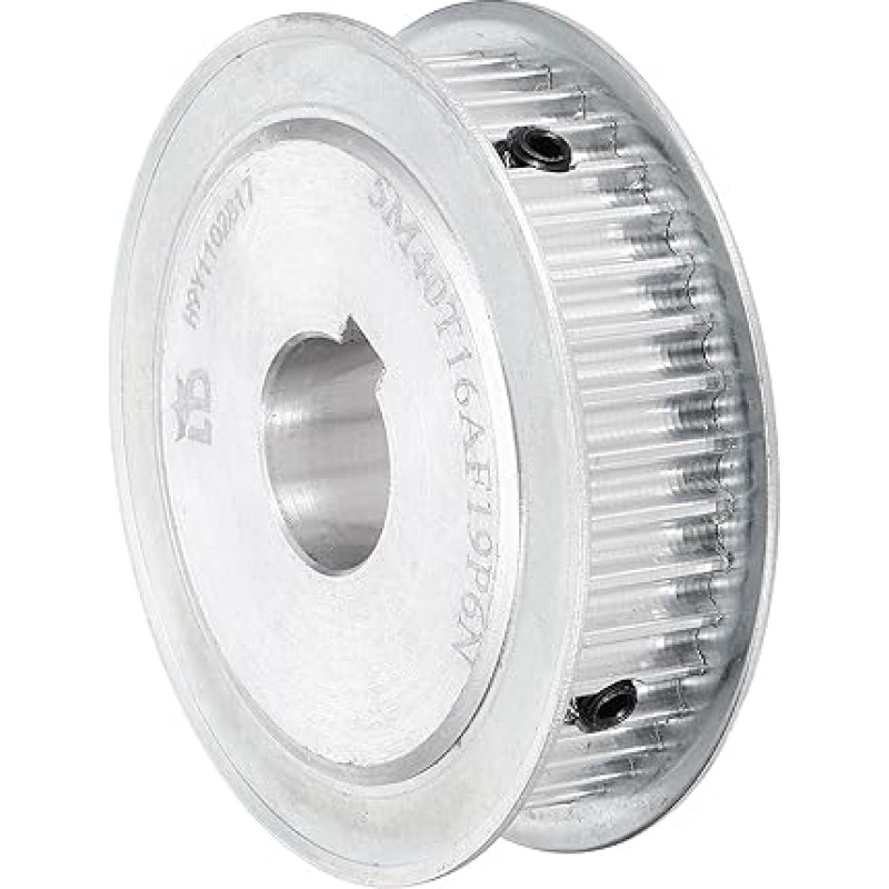 sourcing map Timing Belt Pulley Aluminum 40 dantų 3/4