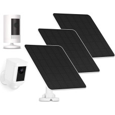5W Solarpanel für Ring Kamera, kompatibel mit Ring Stick Up Cam/Pro Akku, Spotlight Cam Plus/Pro Akku, Inkl Barrel Stecker auf USB-C Adapter, 3er Pack