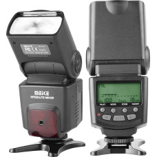 Meike 430N TTL Speedlite LCD ekranas Blykstė, suderinama su Nikon D3400 D3300 D3200 D5600 D850 D750 D7200 D5300 D5500 D500 D7100 D3100 ir kt.