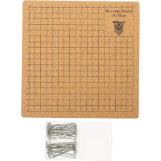 Cabilock Makramee-brettgitter Aus Kork Und Edelstahl Für Gewebte Armbänder Halsketten Und Anhänger Leicht Und Geräumig Für Kordelprojekte Und Anfänger