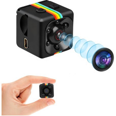 Mini Bodycam, Kleinste 2,2 cm 1080P & 720P HD Kleine Kamera, Hochwertige Nachtsicht Mini HD Kamera mit Bewegungserkennung, Loop-Aufnahme