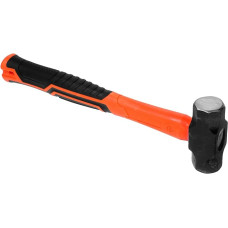 Heavy Carbon Steel Hammer with Shock-Absorbing Handle, One-Piece Design, Versatile Concrete Hammer for Demolition Work, DIY and Construction Site, Ergonomic and Durable